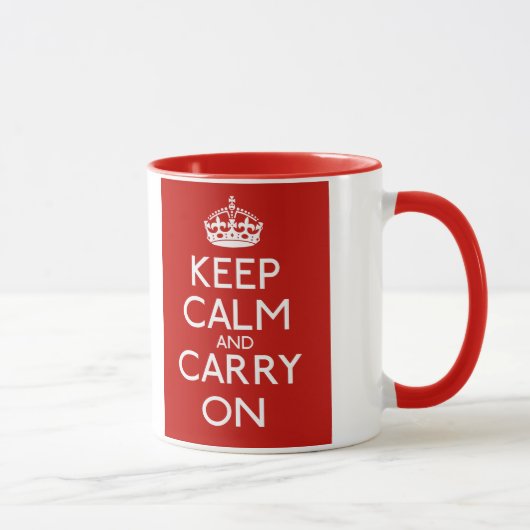 Mug Keep Calm and Carry (Droite)