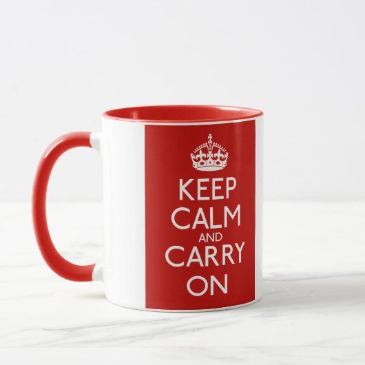 Mug Keep Calm and Carry (Gauche)