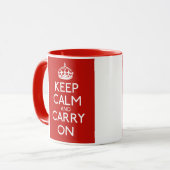Mug Keep Calm and Carry (Devant gauche)