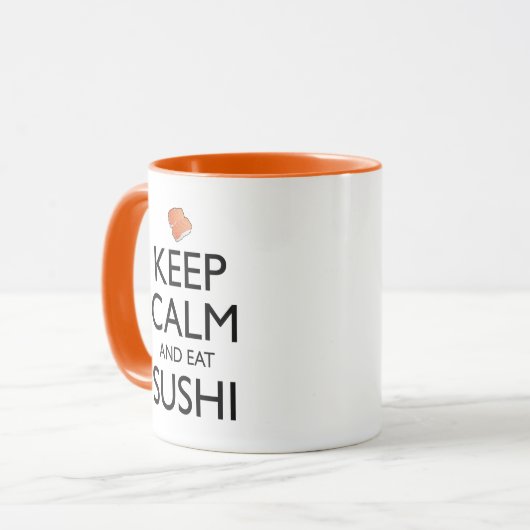 Mug Keep Calm And Eat Sushi (Devant gauche)