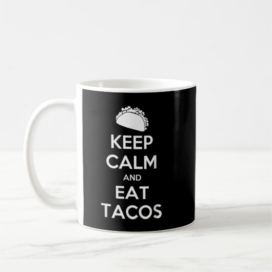 Mug Keep Calm And Eat Tacos T-Shirt Christmas (Gauche)
