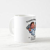 Mug Keep calm and fix the fracture TRAUMATOLOGIST MD (Devant gauche)