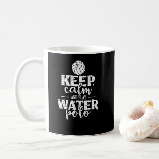 Mug Keep calm and play Water Polo (Avec donut)