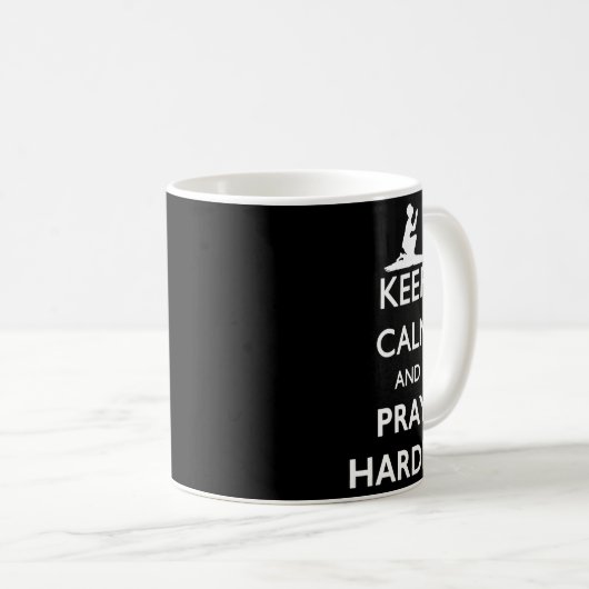 Mug Keep Calm And Pray Harder  (Devant droit)