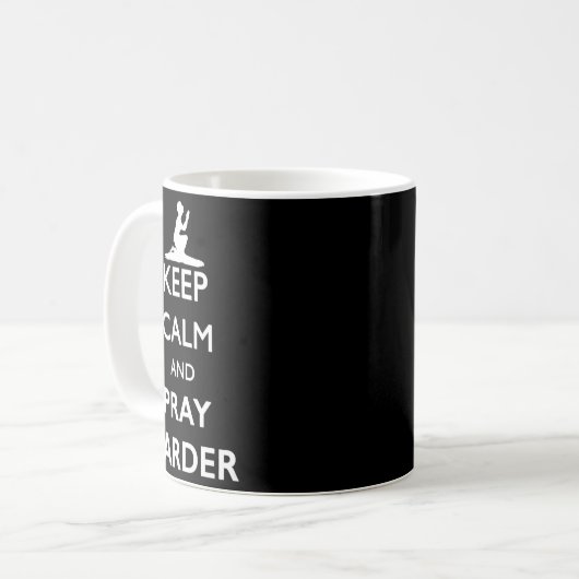 Mug Keep Calm And Pray Harder  (Devant gauche)