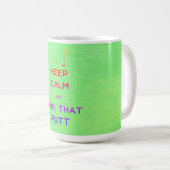 Mug Keep Calm and Sink That Putt (Devant droit)