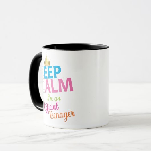 Mug Keep Calm Birthday (Devant gauche)