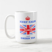 Mug Keep Calm Drink Tea Union Jack British Flag (Gauche)