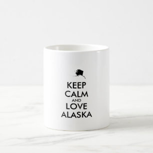 Mug KEEP CALM et LOVE ALASKA