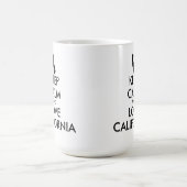 Mug KEEP CALM et LOVE CALIFORNIA (Centre)