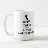 Mug KEEP CALM et LOVE CALIFORNIA (Gauche)