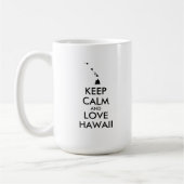 Mug KEEP CALM et LOVE HAWAII personnalisables (Gauche)