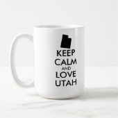 Mug KEEP CALM et LOVE UTAH (Gauche)