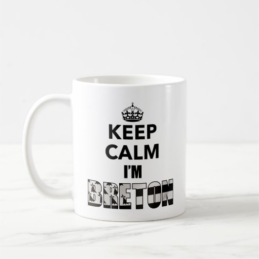 Mug Keep calm i'm Breton (Gauche)