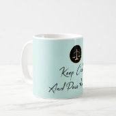 Mug Keep calm. Passez la barre. (Devant gauche)