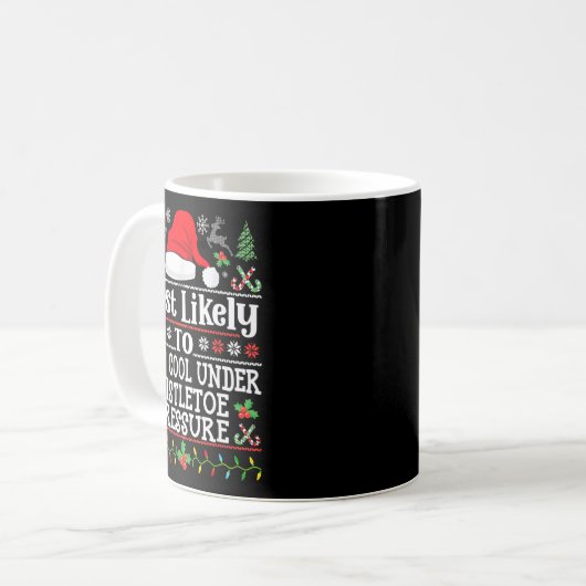 Mug Keep Cool Under Mistletoe Pressure - Christmas Chi (Devant gauche)