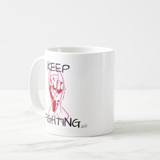 Mug Keep Fighting (Devant gauche)