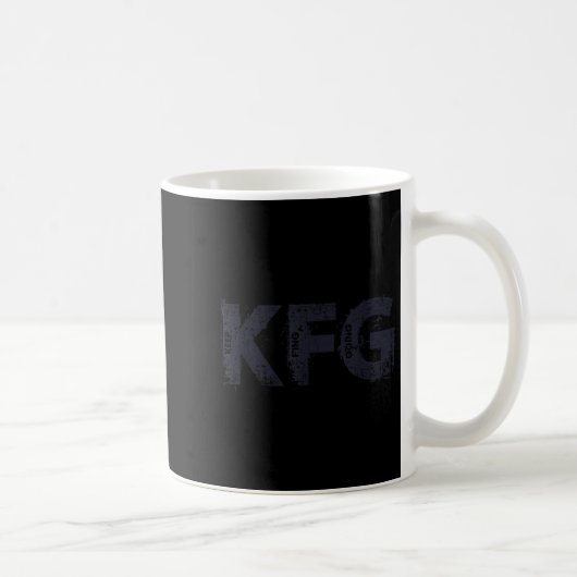 Mug Keep F'ing Going Distressed Motivational Saying  (Droite)