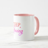 Mug Keep Glowing - Soft Aesthetic (Devant droit)