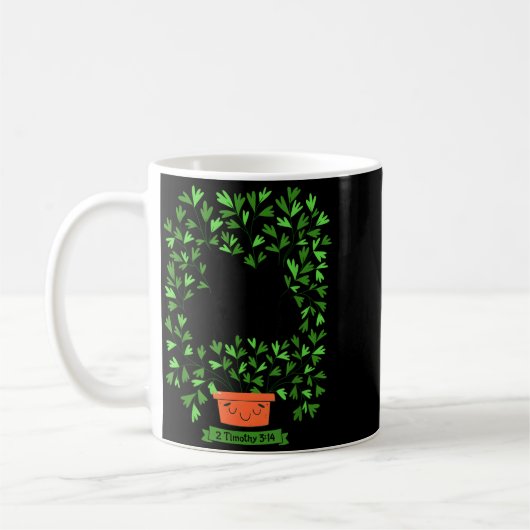 Mug Keep Growing 2 Timothy 3 14 Christian Insrational  (Gauche)