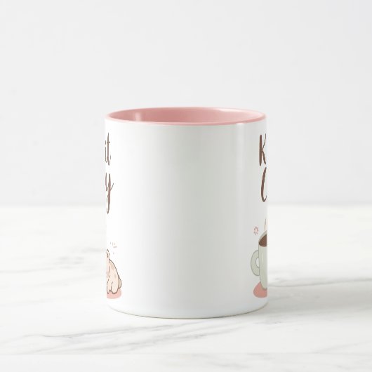 Mug "Keep it Cozy" with Sleepy Bear and Coffee (Centre)