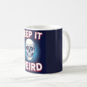 Mug Keep It Weird Skull  (Devant droit)