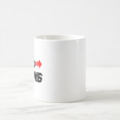 Mug Keep Moving – Powerful Red Motivation Quote Design (Centre)