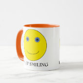 Mug Keep smiling (Devant gauche)