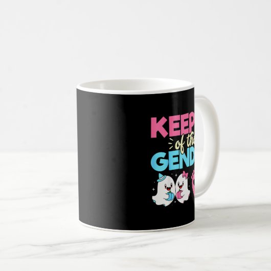 Mug Keeper Of The Gender Pumpkin Halloween Baby Gender (Devant droit)