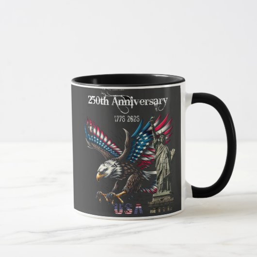 Mug Keepsake Anniversaire USA 250e (Droite)