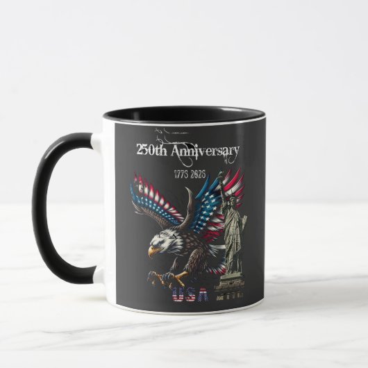 Mug Keepsake Anniversaire USA 250e (Gauche)