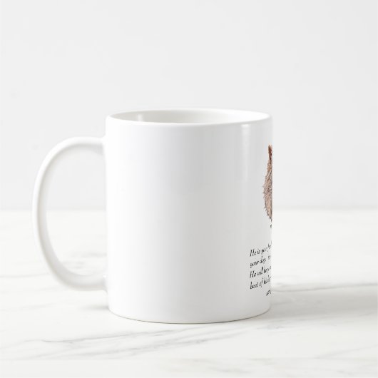 Mug Keepsaké Cairn Terrier - Homme (Gauche)