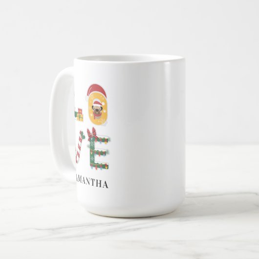 Mug Keepsaké de Noël (Devant gauche)