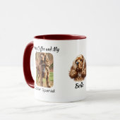 Mug Keepsaké Photo Cocker Spaniel Personnaliser (Devant gauche)