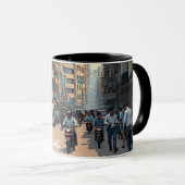 Mug Keepsaké Souvenir pour le centre-ville de Kolkata, (Devant droit)
