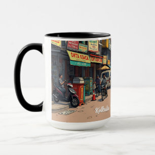 Mug Keepsaké Souvenir pour le centre-ville de Kolkata,