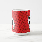 Mug Keeshond Graphics - Cute Original Chig Art (Centre)