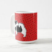 Mug Keeshond Graphics - Cute Original Chig Art (Devant gauche)