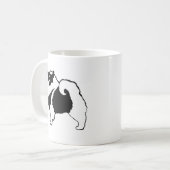 Mug Keeshond Graphics - Cute Original Chig Art (Devant gauche)