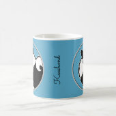 Mug Keeshond Graphics - Cute Original Chig Art (Centre)