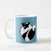 Mug Keeshond Graphics - Cute Original Chig Art (Gauche)