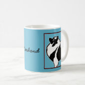 Mug Keeshond Graphics - Cute Original Chig Art (Devant droit)