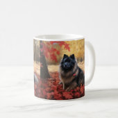 Mug Keeshony en automne Leaves Fall Inspire (Devant droit)