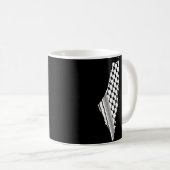 Mug Keffiyeh, carte de Palestine Kufiya (Devant droit)