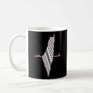 Mug Keffiyeh Palestine Carte Arabe Écarf Shemagh Pales