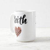Mug Keith ne va pas baconner mon cœur, (Devant gauche)