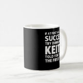 Mug KEITH Nom du cadeau Anniversaire Personnalisé Funn (Devant droit)