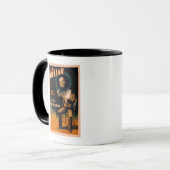 Mug Kellar exécutant la magie de l'auto-décapitation (Devant gauche)