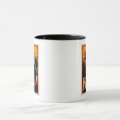 Mug Kellar Magicien Boire du vin avec le diable (Centre)