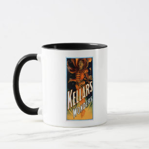 Mug Kellar's Wonders habillés comme Devil Magic